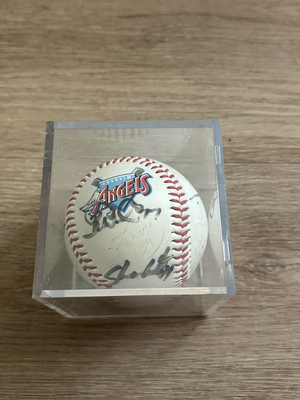 2002 World Series Champs Anaheim Angels Signed Baseball